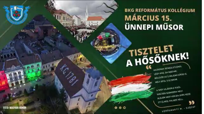 Márciusi ünnepi műsor plakát