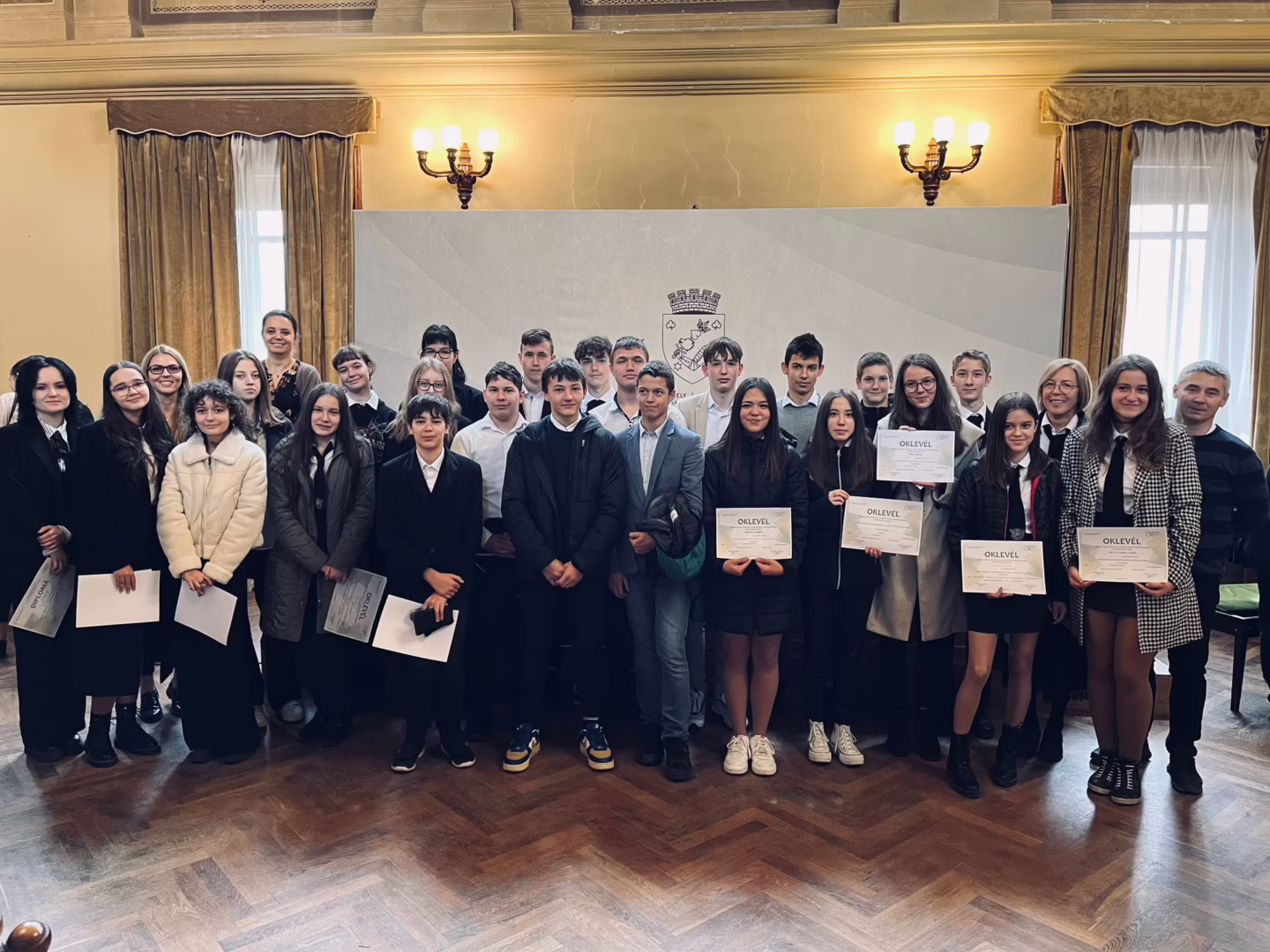 Megyei tantárgyversenyek díjazottjai