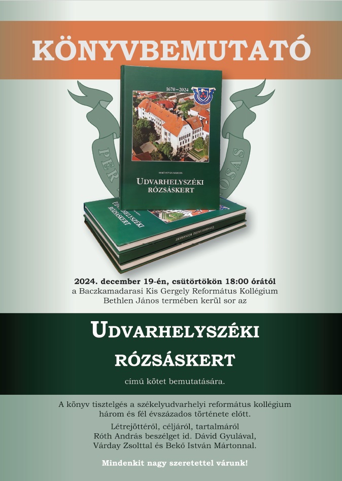 Könyvbemutató plakát